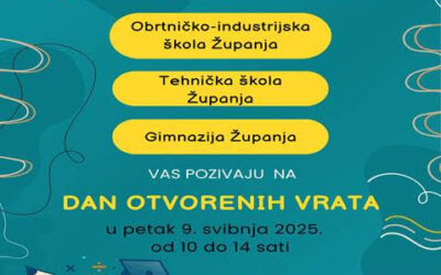 OSMAŠI NA DANU OTVORENIH VRATA SREDNJIH ŠKOLA U ŽUPANJI